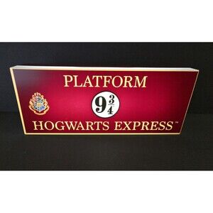 Platform 9 3/4 Hogwarts Express Light Battery/USB Operated  Harry Potter